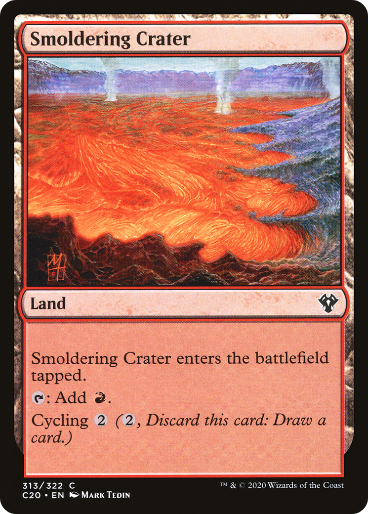 Smoldering Crater (C20-313) [Commander 2020] MTG Single Wizards of the Coast