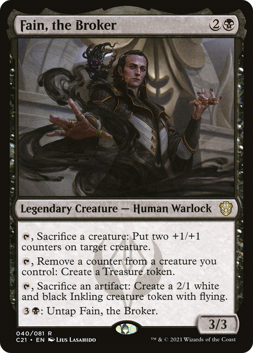 Fain, the Broker (C21-040) [Commander 2021] MTG Single Wizards of the Coast