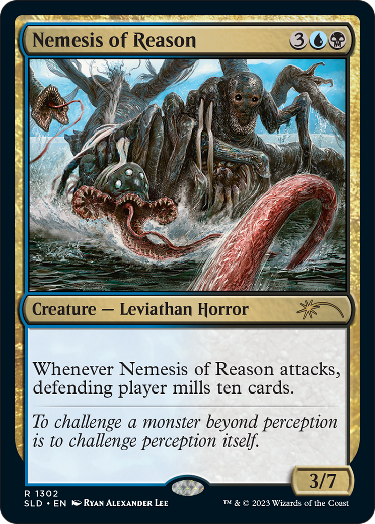 Nemesis of Reason (SLD-1302) [Secret Lair] Drop Foil MTG Single Wizards of the Coast