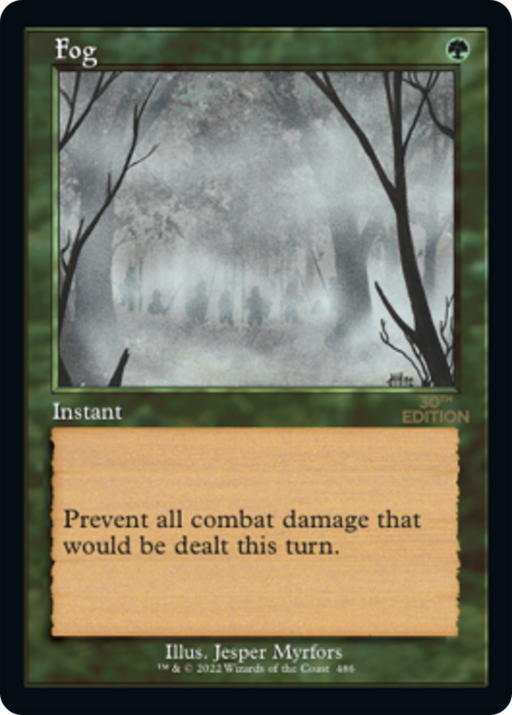 Fog (30A-486) [30th Anniversary Edition] MTG Single Wizards of the Coast