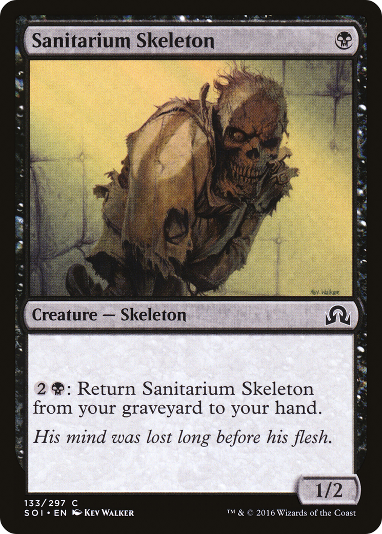 Sanitarium Skeleton (SOI-133) [Shadows over Innistrad] Foil MTG Single Wizards of the Coast