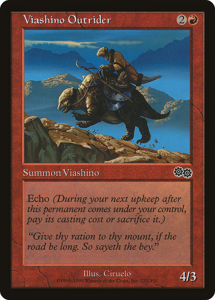 Viashino Outrider (USG-223) [Urza's Saga] MTG Single Wizards of the Coast