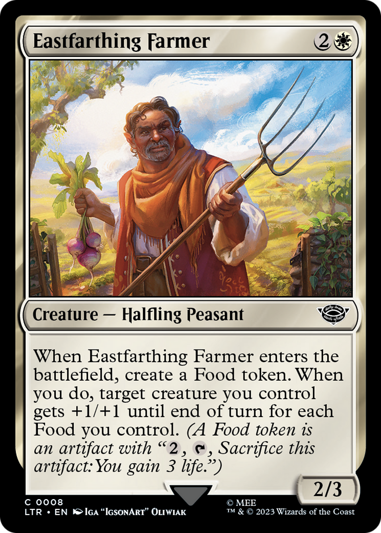 Eastfarthing Farmer (LTR-008) [The Lord of the Rings: Tales of Middle-earth] MTG Single Wizards of the Coast