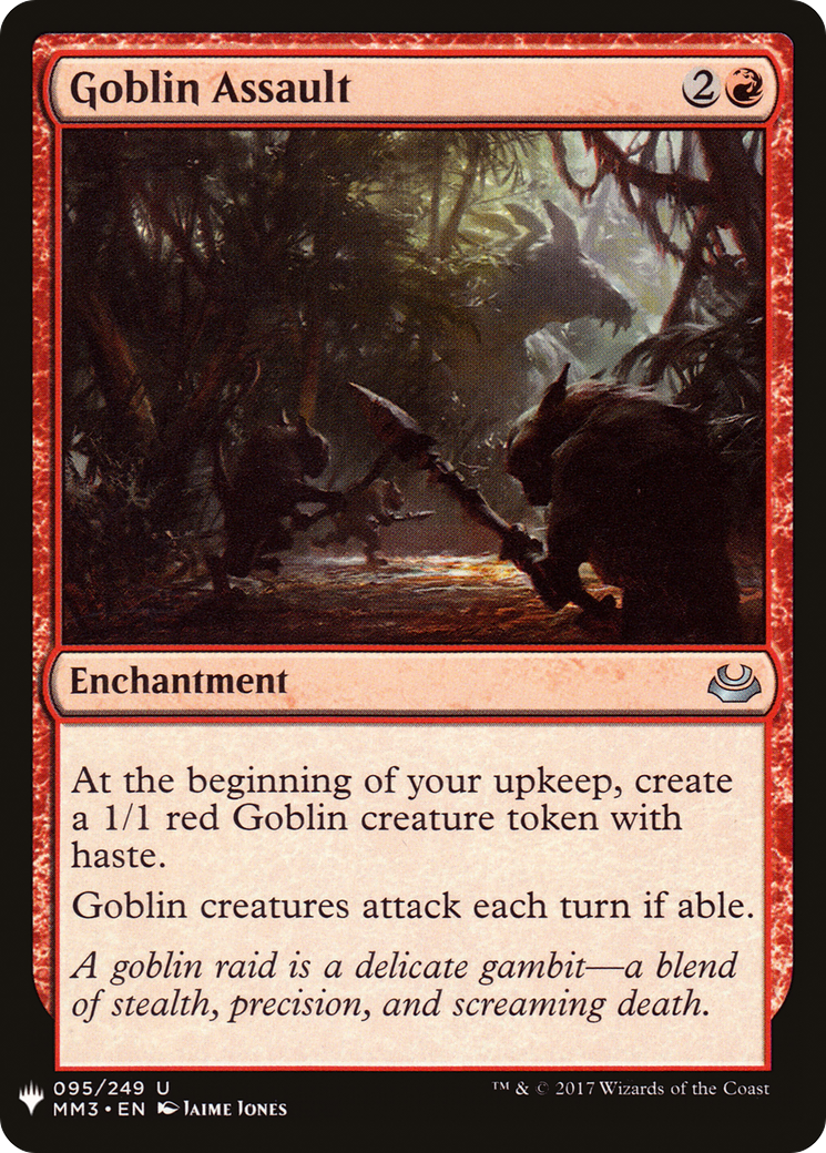 Goblin Assault (LIST-MM3-95) [Mystery Booster] The List MTG Single Wizards of the Coast