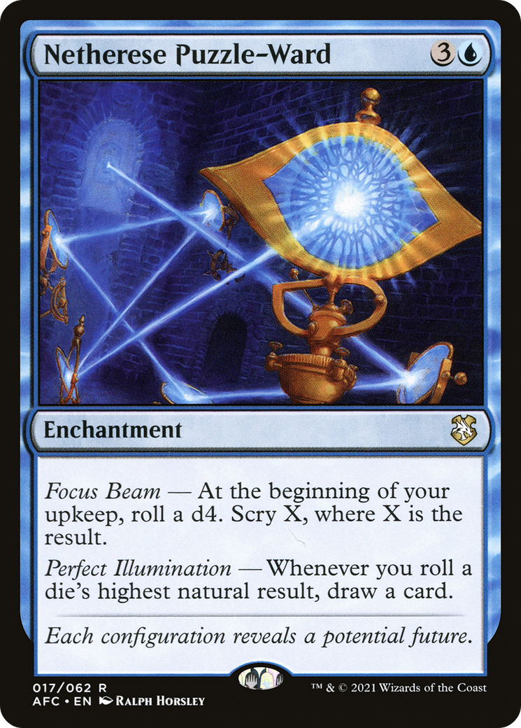 Netherese Puzzle-Ward (AFC-017) [Forgotten Realms Commander] MTG Single Wizards of the Coast