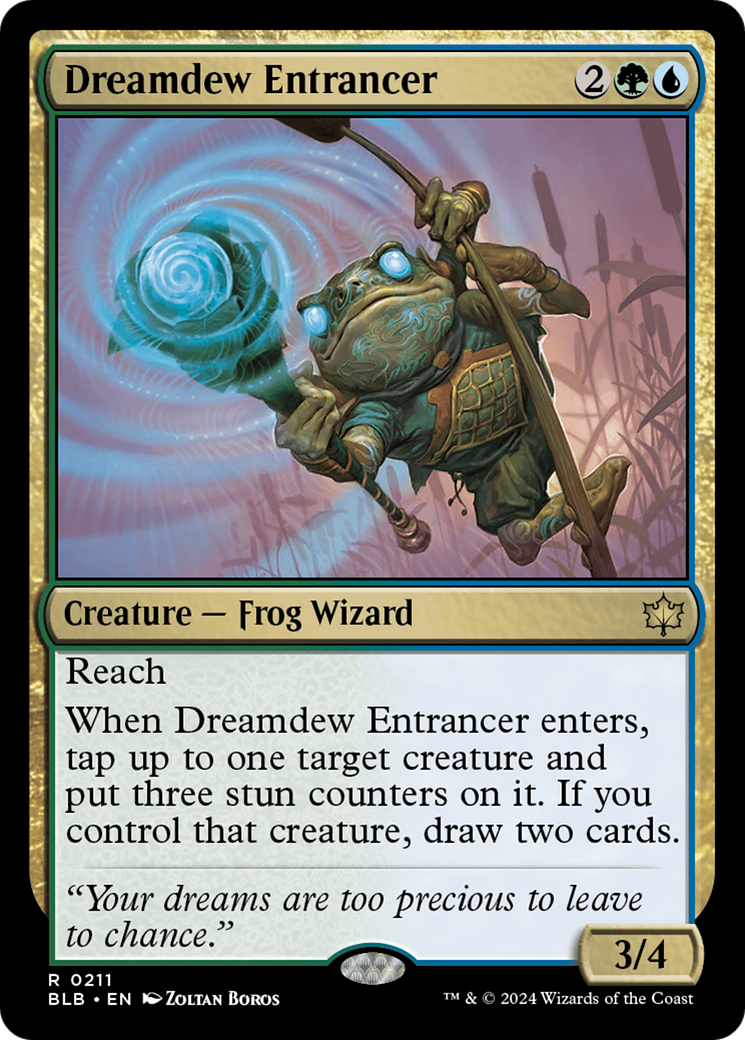 Dreamdew Entrancer (BLB-211) [Bloomburrow] Foil MTG Single Wizards of the Coast