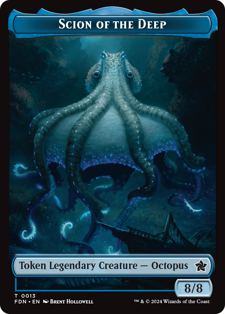 Scion of the Deep (TFDN-013) [Tokens] Foundations Tokens MTG Single Wizards of the Coast