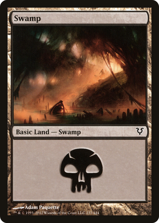 Swamp (AVR-237) [Avacyn Restored] MTG Single Wizards of the Coast