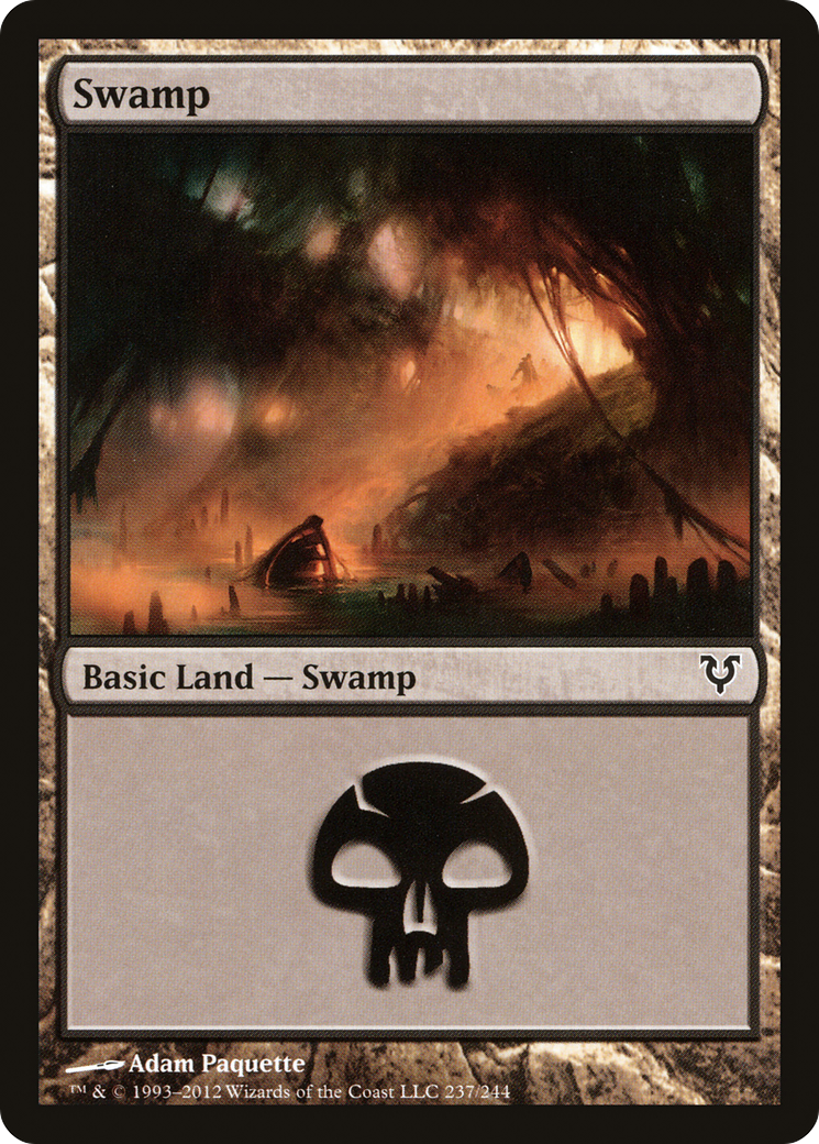 Swamp (AVR-237) [Avacyn Restored] Foil MTG Single Wizards of the Coast