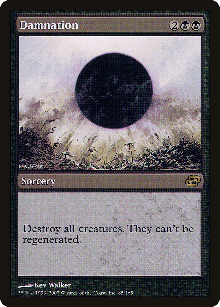 Damnation (PLC-085) [Planar Chaos] (colorshifted) Foil MTG Single Wizards of the Coast