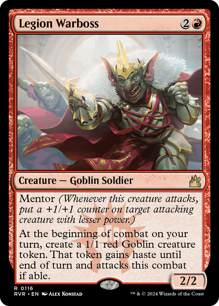 Legion Warboss (RVR-116) [Ravnica Remastered] MTG Single Wizards of the Coast