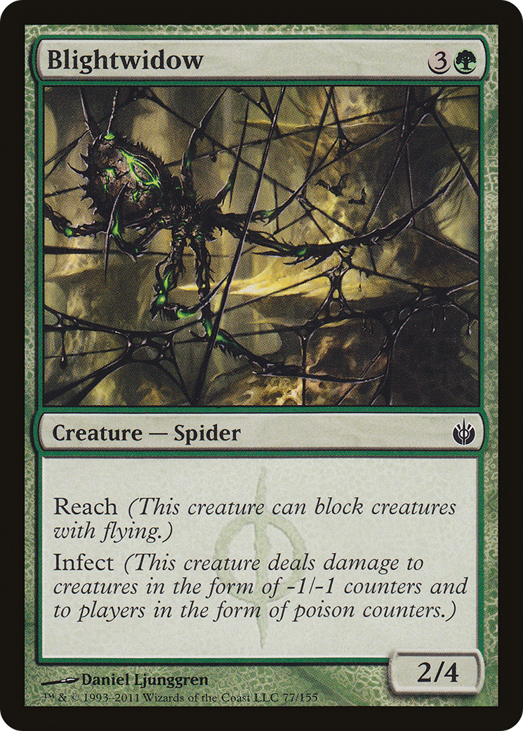 Blightwidow (MBS-077) [Mirrodin Besieged] MTG Single Wizards of the Coast