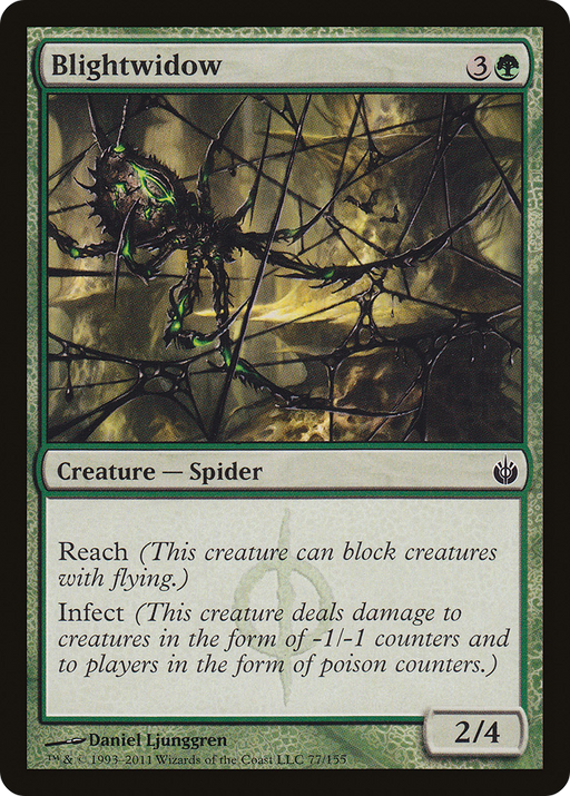 Blightwidow (MBS-077) [Mirrodin Besieged] Foil MTG Single Wizards of the Coast