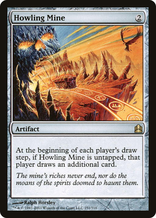 Howling Mine (CMD-251) [Commander 2011] MTG Single Wizards of the Coast
