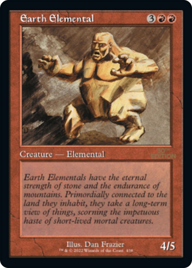 Earth Elemental (30A-438) [30th Anniversary Edition] MTG Single Wizards of the Coast