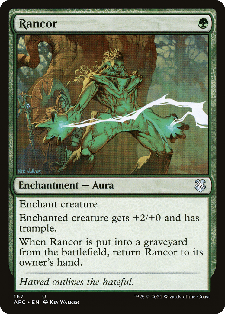 Rancor (AFC-167) [Forgotten Realms Commander] MTG Single Wizards of the Coast