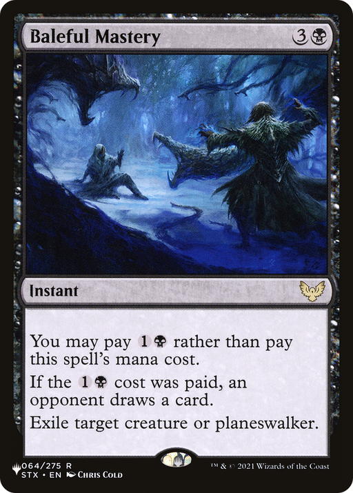 Baleful Mastery (LIST-064/275) [Mystery Booster] The List MTG Single Wizards of the Coast