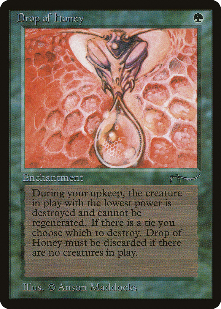 Drop of Honey (ARN-) [Oldschool] Arabian Nights MTG Single Wizards of the Coast