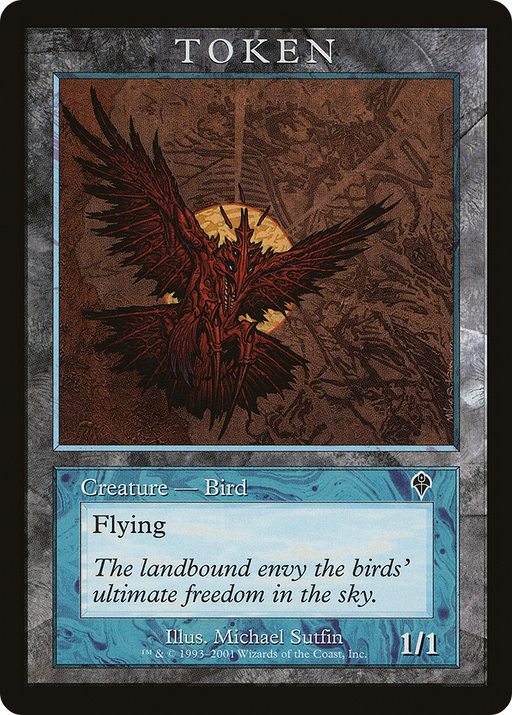 Bird Token (INV) (MPRP-) [Misc] Magic Player Rewards 2001 MTG Single Wizards of the Coast