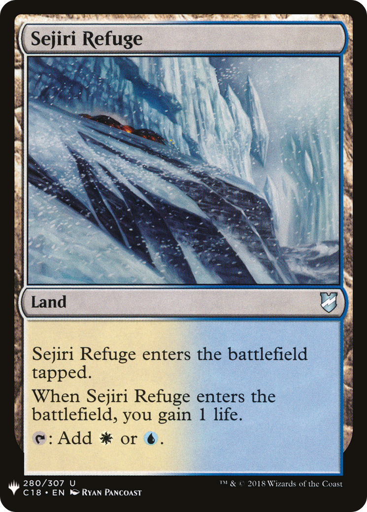 Sejiri Refuge (LIST-C18-280) [Mystery Booster] The List MTG Single Wizards of the Coast