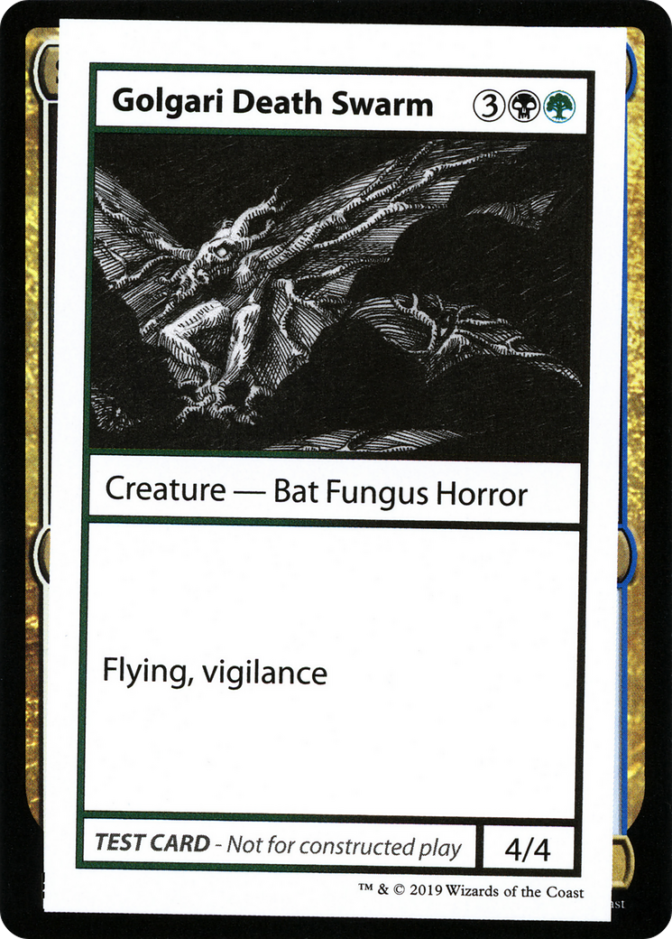 Golgari Death Swarm (CMB1-091) [Mystery Booster] Playtest Cards 2021 MTG Single Wizards of the Coast