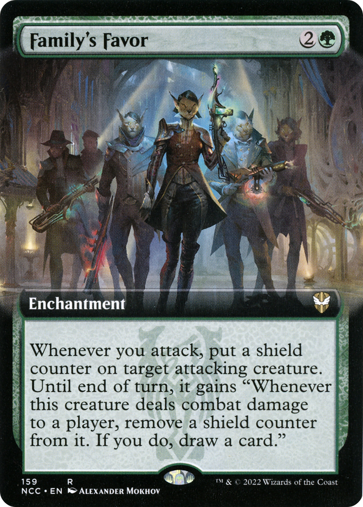 Family's Favor (NCC-159) [New Capenna Commander] (Extended Art) MTG Single Wizards of the Coast