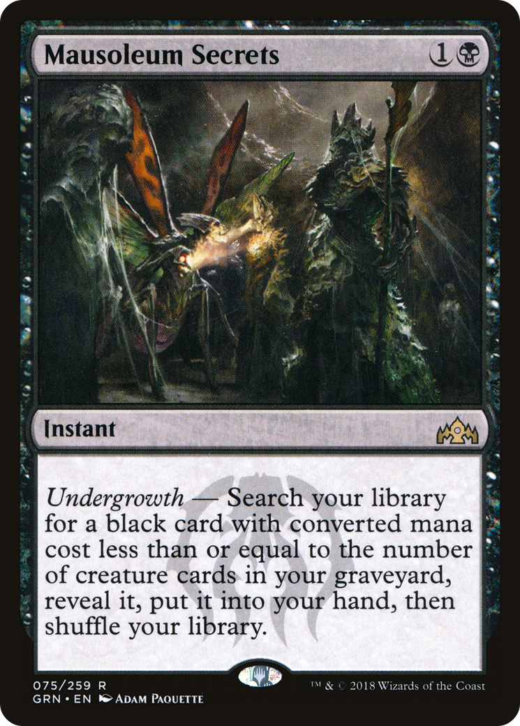 Mausoleum Secrets (GRN-075) [Guilds of Ravnica] MTG Single Wizards of the Coast