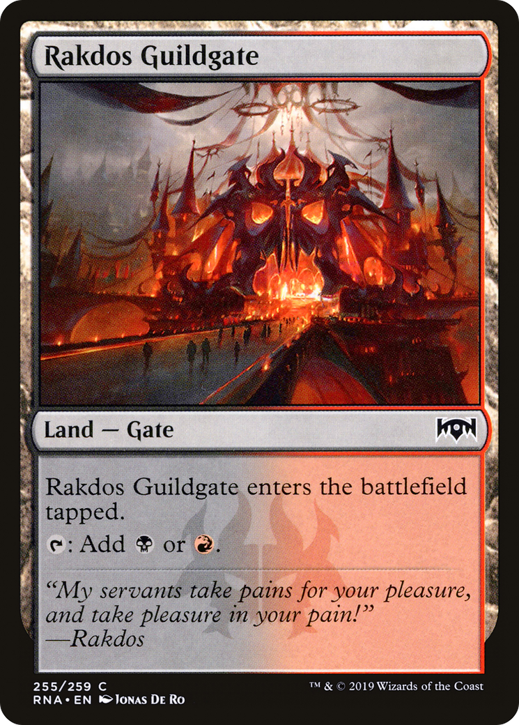 Rakdos Guildgate (RNA-255) [Ravnica Allegiance] MTG Single Wizards of the Coast