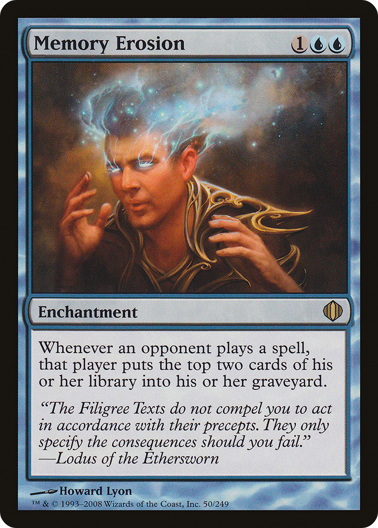 Memory Erosion (ALA-050) [Shards of Alara] Foil MTG Single Wizards of the Coast