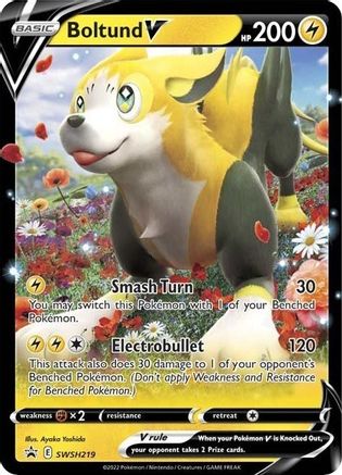 Boltund V - SWSH219 (SWSH219/307) Holofoil [Promos: SWSH Promo Cards] Pokemon Single Pokémon