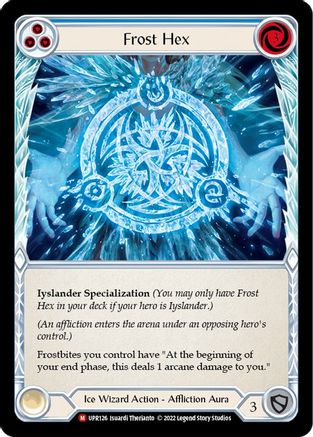 Frost Hex [UPR126] (Uprising)  Rainbow Foil Flesh And Blood Single Flesh And Blood   