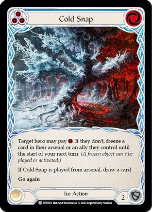 Cold Snap (Blue) [UPR149] (Uprising) Flesh And Blood Single Flesh And Blood   