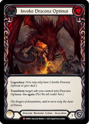 Invoke Dracona Optimai // Dracona Optimai [UPR006] (Uprising) Flesh And Blood Single Flesh And Blood   