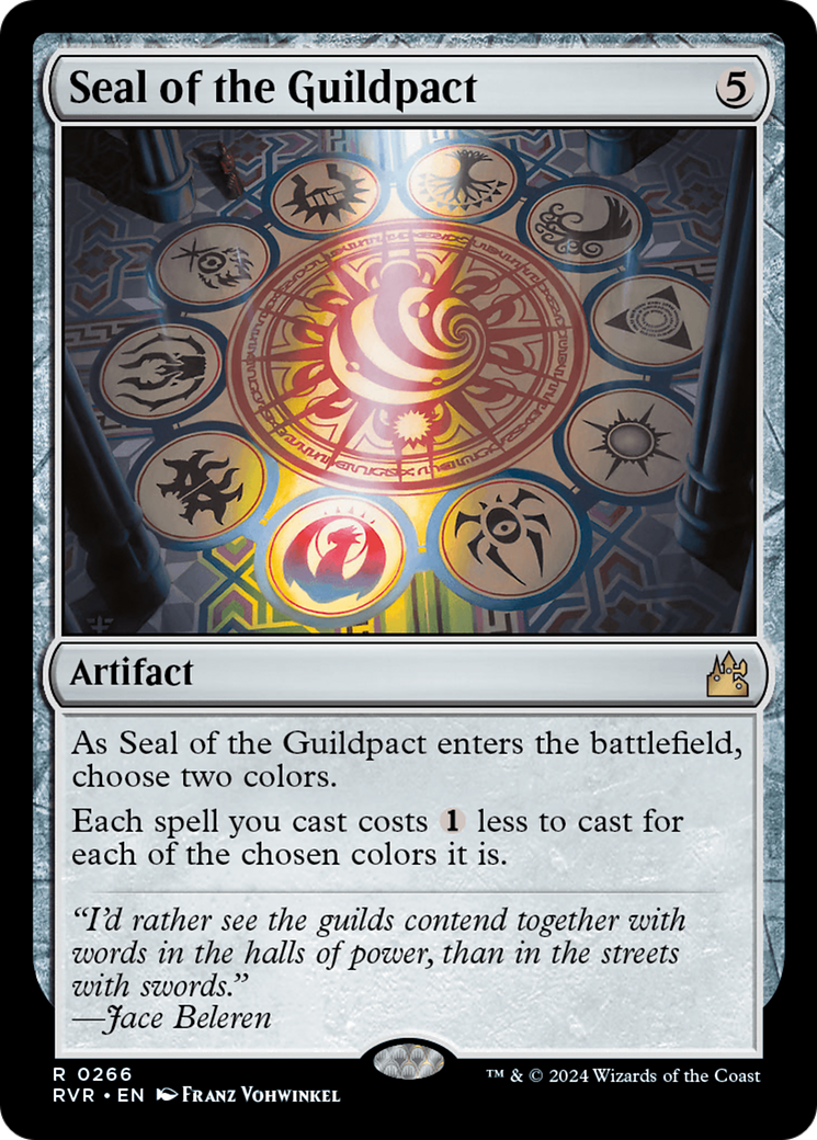 Seal of the Guildpact (RVR-266) [Ravnica Remastered] MTG Single Wizards of the Coast