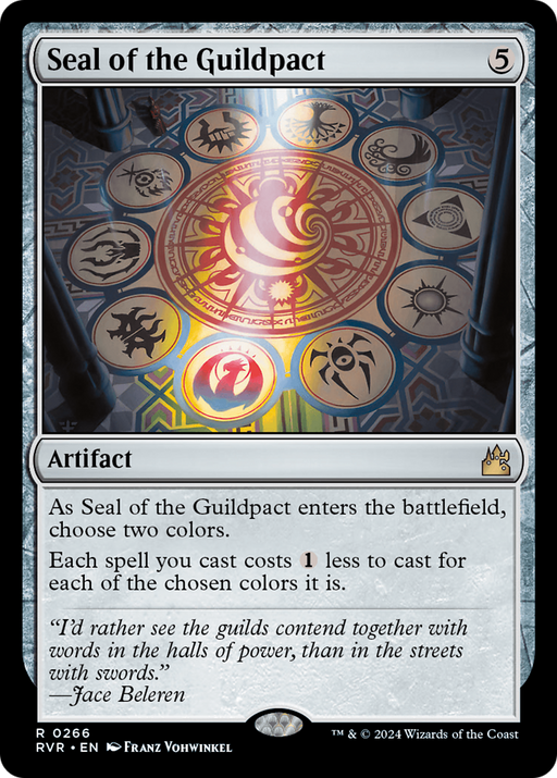 Seal of the Guildpact (RVR-266) [Ravnica Remastered] Foil MTG Single Wizards of the Coast