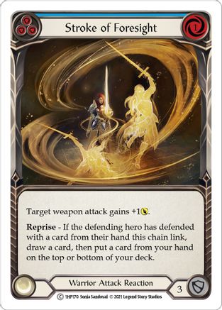 Stroke of Foresight (Blue) [1HP170] Flesh And Blood Single Flesh And Blood   