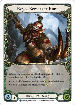 Kayo, Berserker Runt [1HP003] Flesh And Blood Single Flesh And Blood   