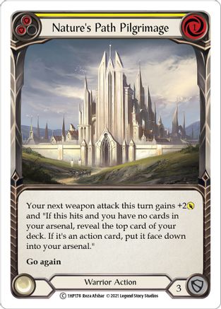 Nature's Path Pilgrimage (Yellow) [1HP178] Flesh And Blood Single Flesh And Blood   