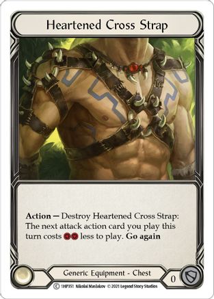 Heartened Cross Strap [1HP351] Flesh And Blood Single Flesh And Blood   