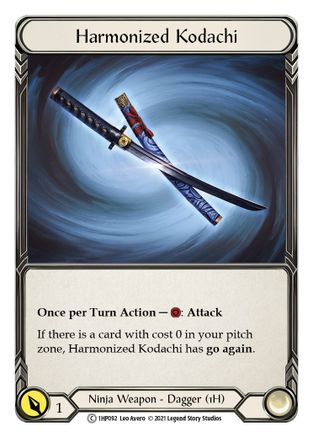 Harmonized Kodachi (Right) [1HP092] Flesh And Blood Single Flesh And Blood   