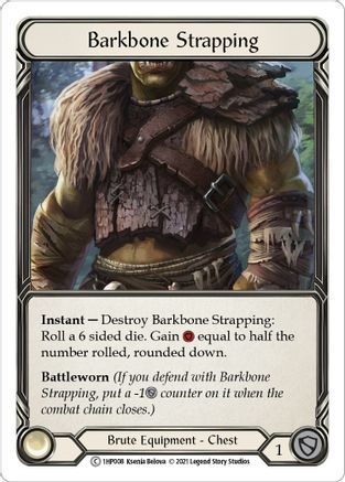 Barkbone Strapping [1HP008] Flesh And Blood Single Flesh And Blood   