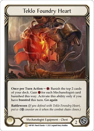 Teklo Foundry Heart [1HP185] Flesh And Blood Single Flesh And Blood   