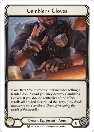 Gambler's Gloves [1HP358] (History Pack 1) Flesh And Blood Single Flesh And Blood   