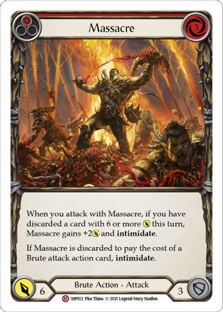 Massacre [1HP012] Flesh And Blood Single Flesh And Blood   