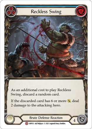 Reckless Swing [1HP013] Flesh And Blood Single Flesh And Blood   