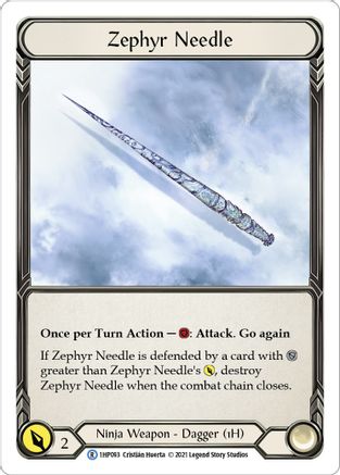 Zephyr Needle (Left) [1HP093] Flesh And Blood Single Flesh And Blood   