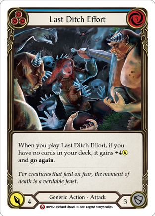 Last Ditch Effort [1HP362] Flesh And Blood Single Flesh And Blood   