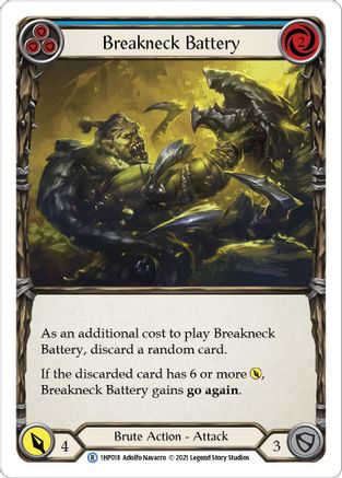 Breakneck Battery (Blue) [1HP018] Flesh And Blood Single Flesh And Blood   