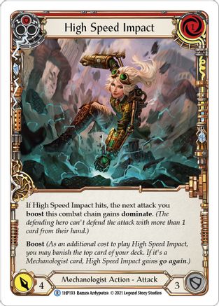 High Speed Impact (Red) [1HP193] Flesh And Blood Single Flesh And Blood   