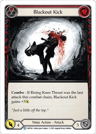 Blackout Kick (Red) [1HP104] Flesh And Blood Single Flesh And Blood   
